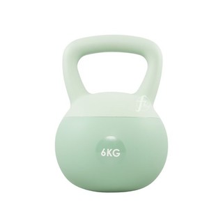 軟式壺鈴6公斤(6KG/拉環啞鈴/甩啞鈴/深蹲/Kettlebell/包膠壺鈴)