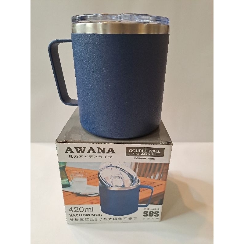 全新現貨～可議價！！〈AWANA〉 不鏽鋼#304真空咖啡杯420ml(CP-420) 咖啡杯 露營杯 不鏽鋼杯 馬克杯