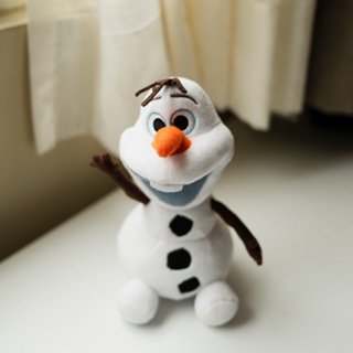 迪士尼正版 冰雪奇緣 雪寶娃娃 16公分 絨毛娃娃