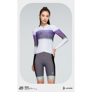 JAKROO/捷酷「2024新品首發款～*黛幕 *女薄長袖車衣～NEW ARRIVAL～山峰、雲霧、黛青幕簾....
