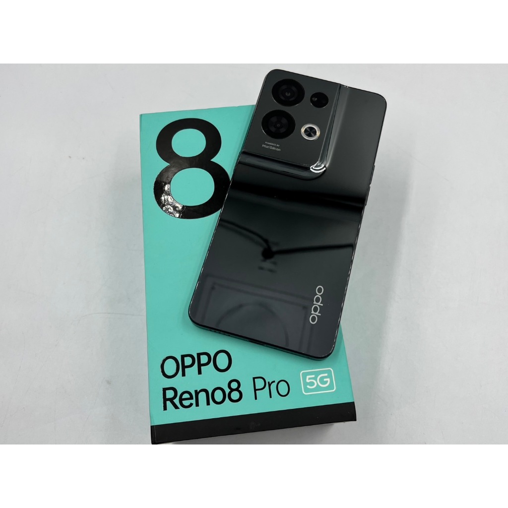 §轉機站§外觀不錯 盒裝 OPPO Reno8 Pro 5G 12G 256G 6.7吋 黑色 13