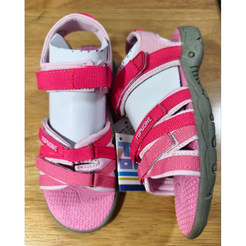 💮現貨特價💮 Topuone 女童運動涼鞋 粉色 19cm 專櫃正貨