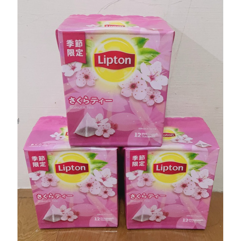 特價✨日本代購.日本限定 Lipton立頓無糖櫻花香草茶.三角立體袋茶