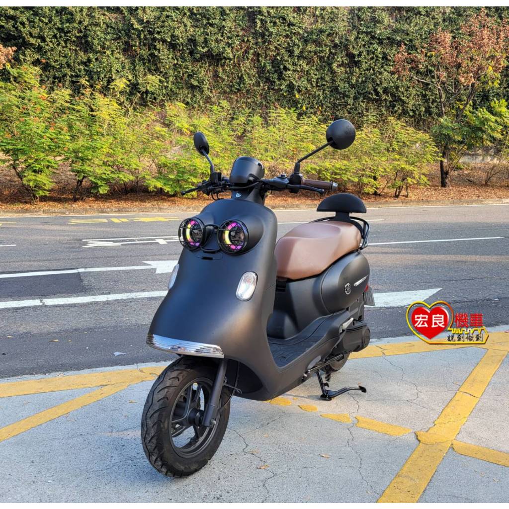 YAMAHA  Vionora125 小小兵 M特仕版 墨黑色 2022年 原裝原漆【高雄宏良中古機車大賣場】保固