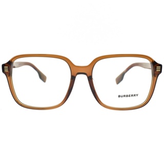 BURBERRY 光學眼鏡 B2372D 3986 膠框大方框 - 金橘眼鏡