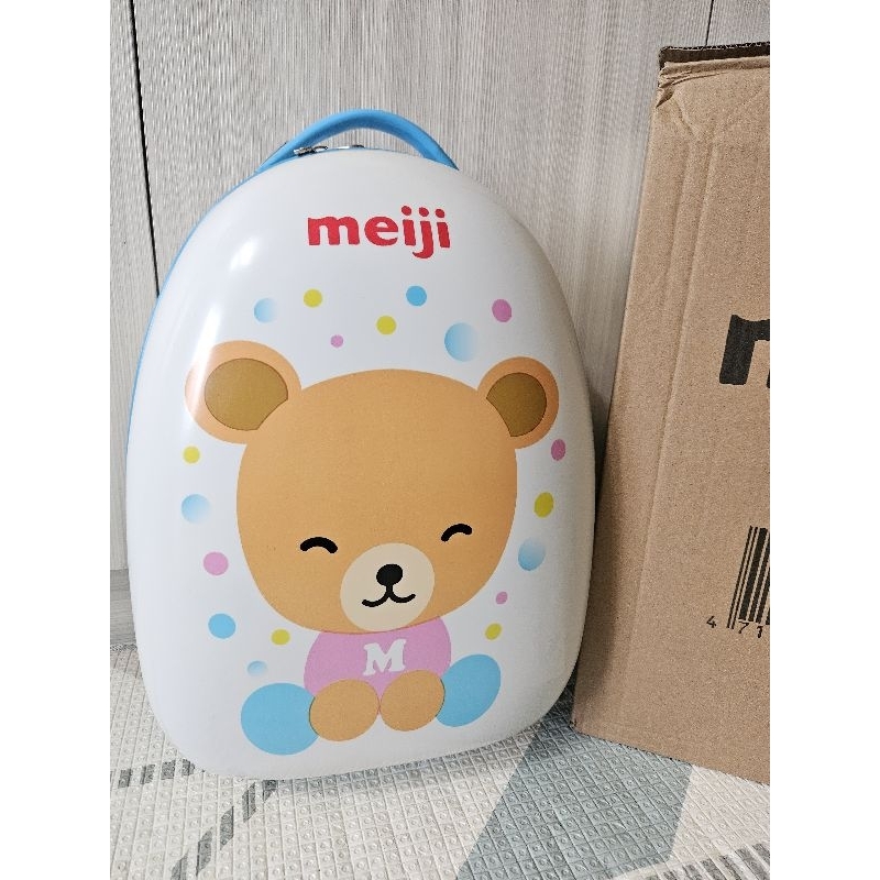 【全新】明治meiji蛋形行李箱🐻明治小熊行李箱