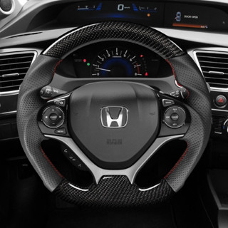 SUGO汽車精品 本田 HONDA CIVIC 9/9.5代/喜美九代 專用碳纖維 正卡夢 變形蟲方向盤