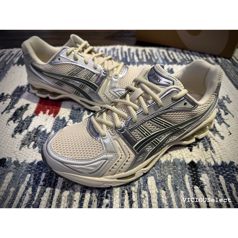 全新現貨 ASICS GEL KAYANO 14 Birch/Dark Pewter 慢跑鞋 復古鞋 米白色