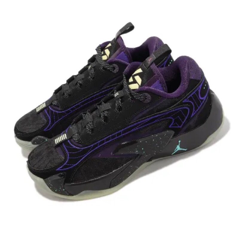 【二手現貨】Nike AIR Jordan Luka 2 PF 紫黑色 籃球鞋 US8.5 DX9012-001 耐吉