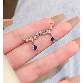 小巧精緻耳環 耳針 耳釘 艾奇利 白銅電鍍925銀 搭配璀璨皓石 新娘飾品 純銀耳環 耳飾 圈圈耳環 耳墜 耳線 女友禮