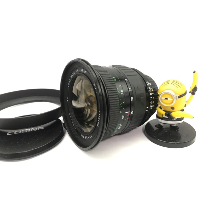 【挖挖庫寶】尼康NIKON F用 COSINA MC 19-35mm F3.5-4.5  超廣角變焦鏡頭 全幅 中古良品