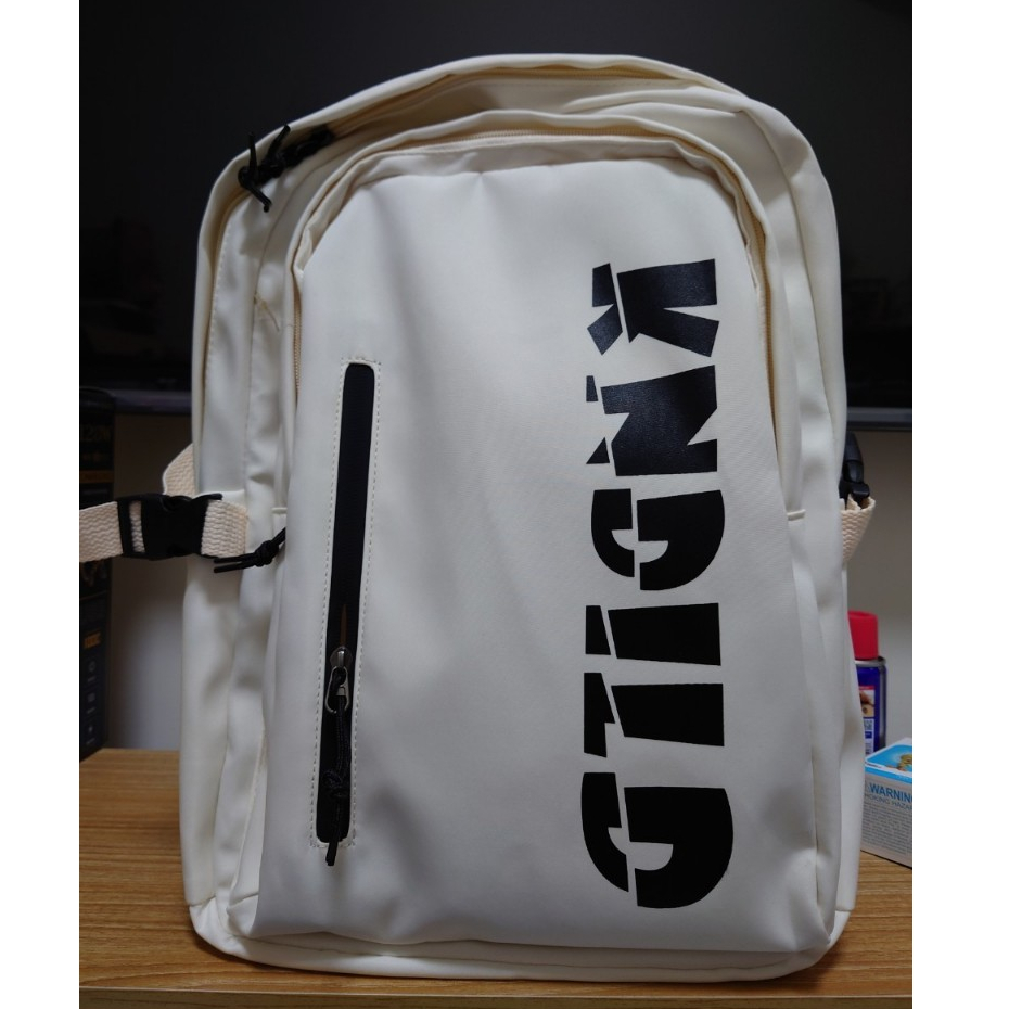 現貨 娃娃機夾物 後背包 學生包 書包 雜貨 雙肩包 白色簡約背包 行李背包