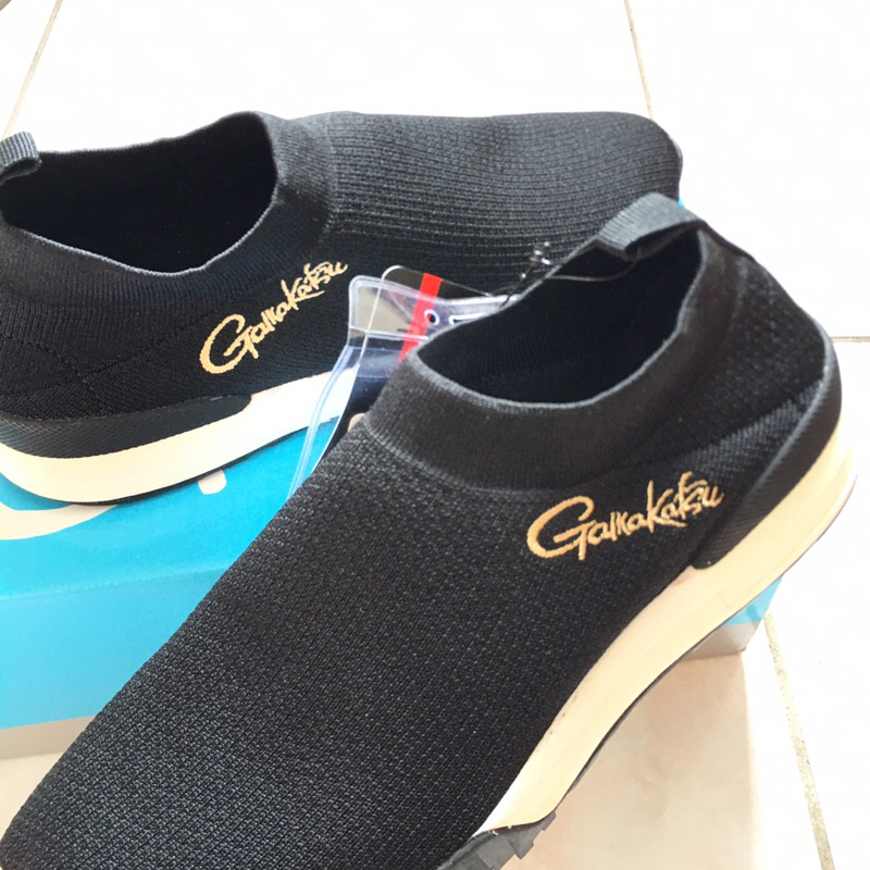 GAMAKATSU GM-4524 彈性襪套式休閒鞋 (無鞋帶) 止滑 防潑水LL號 釣魚 休閒鞋 懶人鞋