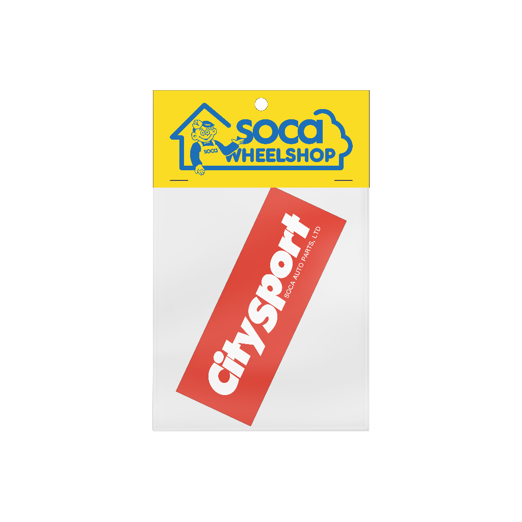 【VESPA RAGAZZO】SOCA City Sport Logo Sticker 貼紙一份