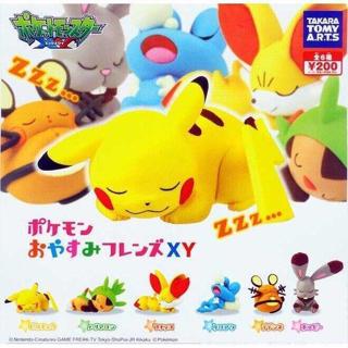 【Pokémon】精靈寶可夢 TAKARA TOMY T-ARTS 代理版 皮卡丘 XY 睡眠篇 P1 全6種 全新品