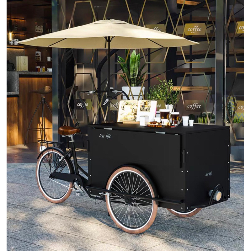 全新設計 移動式 餐車 腳踏車餐車 咖啡車
