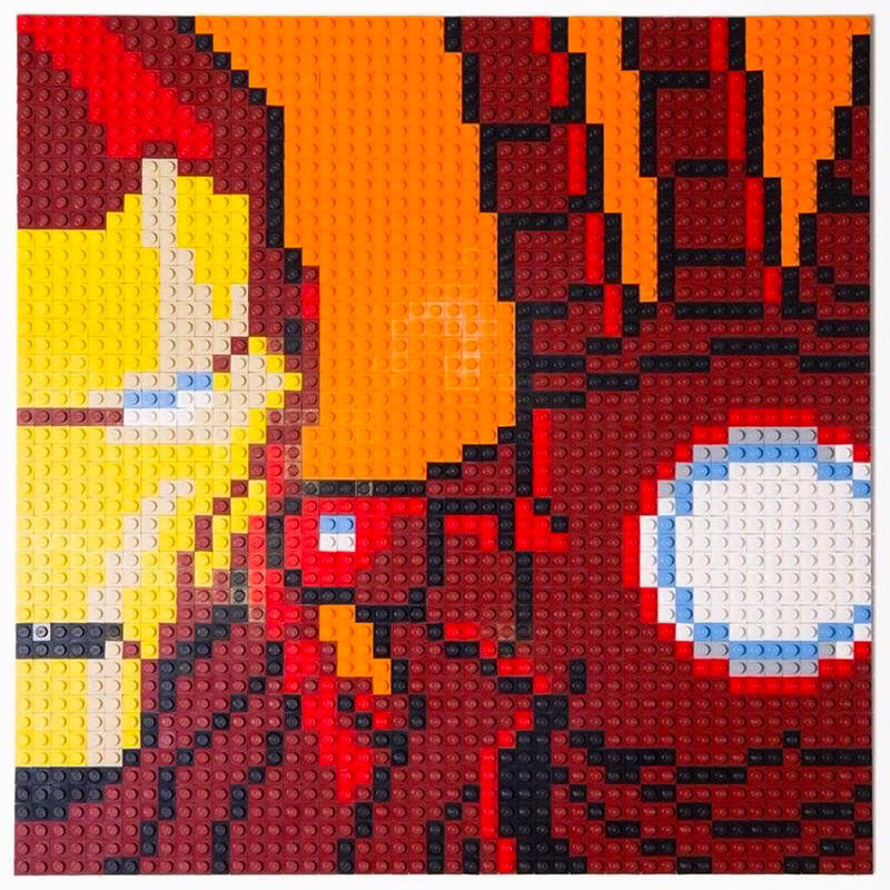 樂高 Lego 鋼鐵人 馬賽克 6250093
