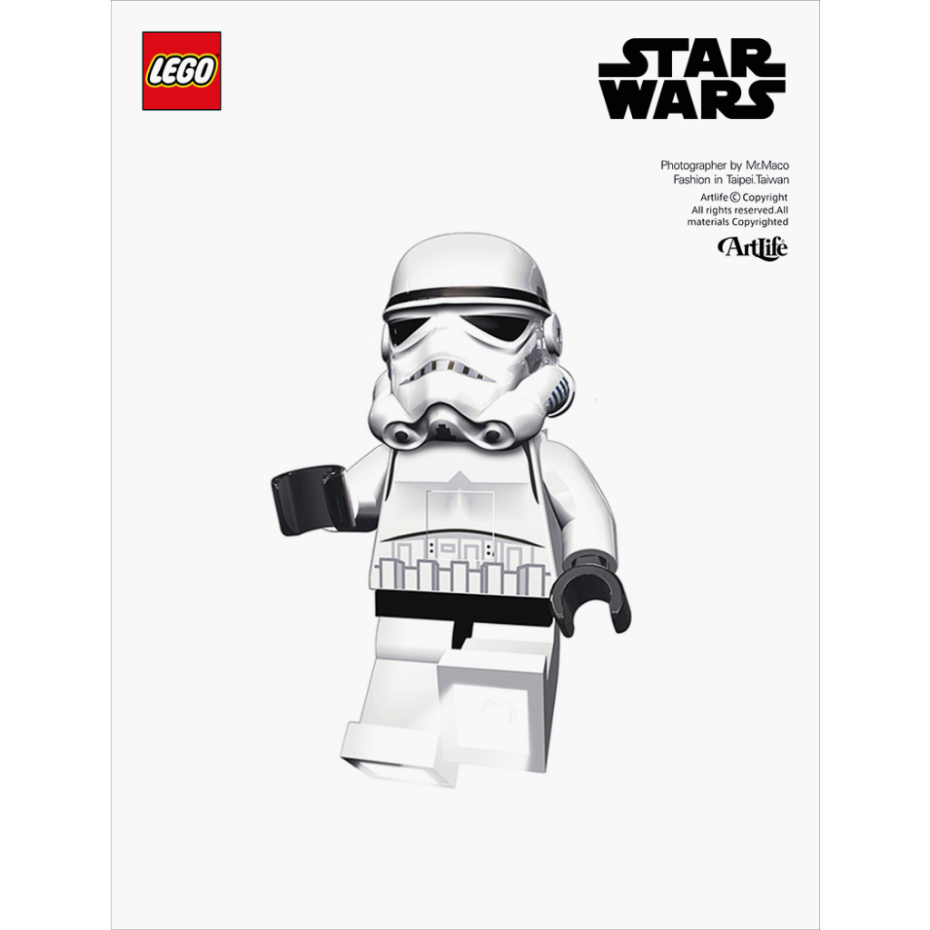 Artlife ㊁ LEGO 2011 Star Wars Stormtrooper LED 星際大戰 白兵