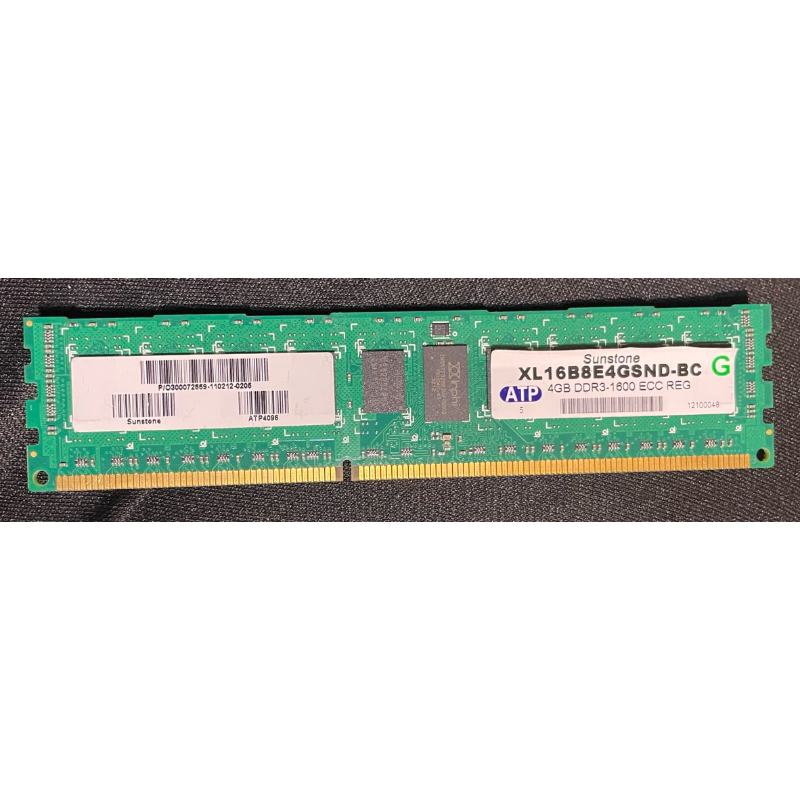 ATP DDR3-1600 4GB ECC REG 伺服器 Server RAM  XL16B8E4GSND-BC