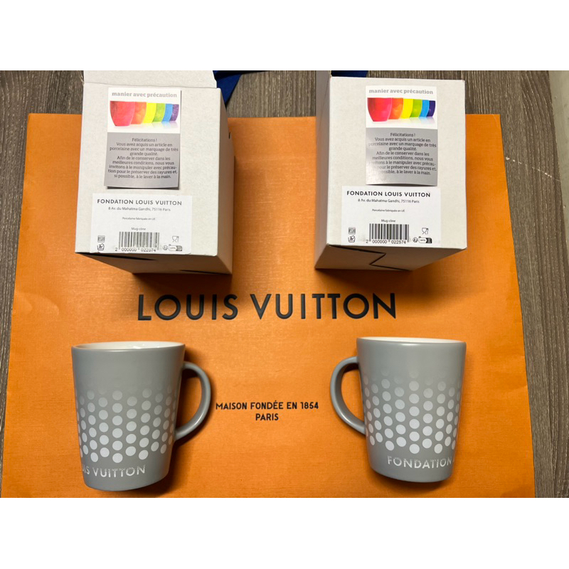Fondation Louis Vuitton CUP  LV 路易威登美術館 限定 馬克杯 禮物 生日 情人節 耶誕節