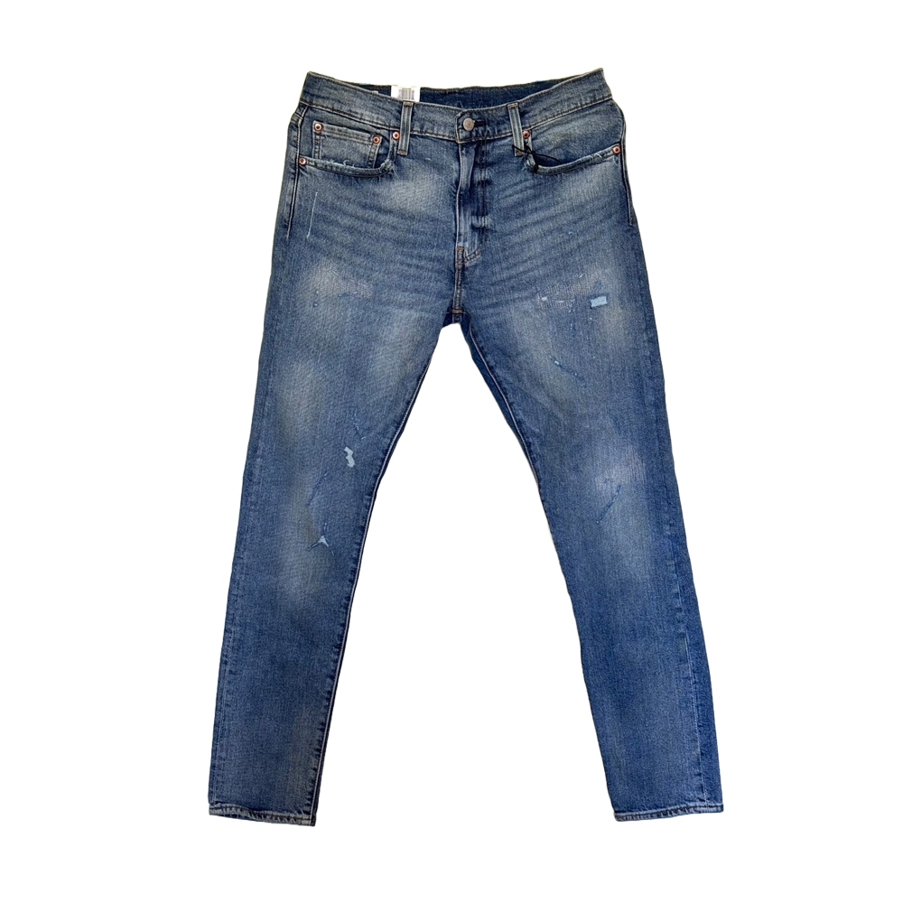 全新美版 Levis 512 淺藍刷破牛仔褲 丹寧褲 合身錐形 28833-0795 現貨 33x32