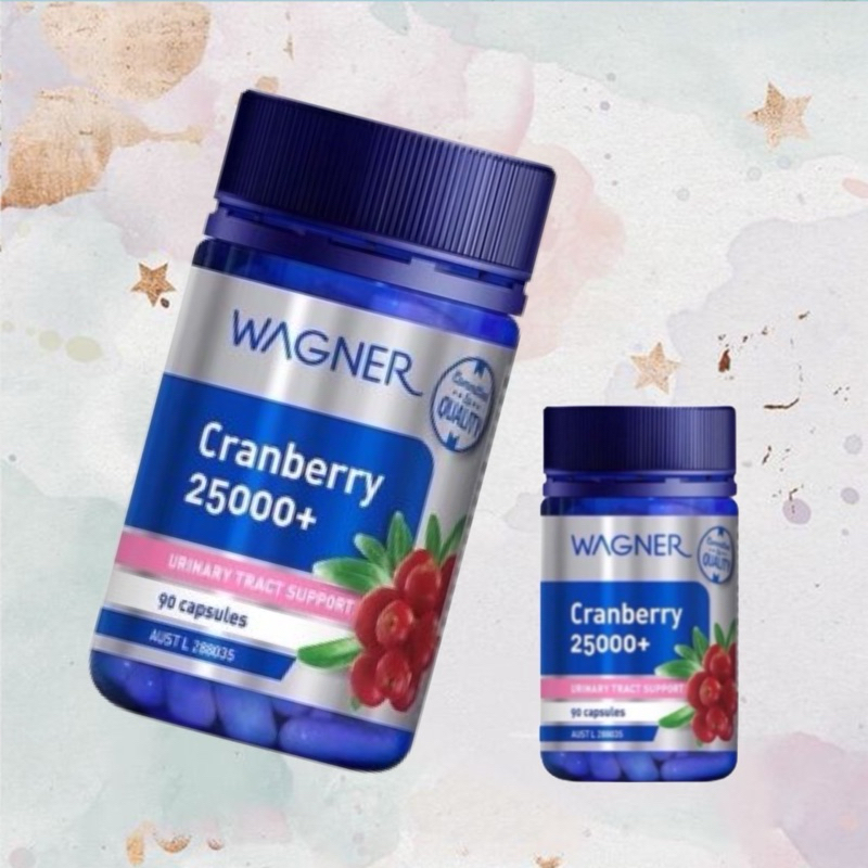 Wagner瓦格那🌸蔓越莓超濃縮囊25000mg大容量90粒（5瓶以上有甜甜價）