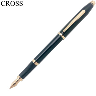 【筆較便宜】CROSS高仕 新世紀黑亮漆金夾鋼筆 419-1FF