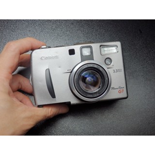 <<老數位相機>>CANON POWERSHOT G1 (CCD / 大光圈 / 翻轉螢幕 / 旗艦機)
