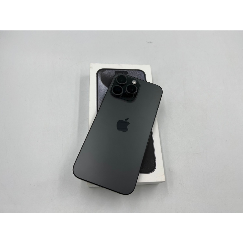 §轉機站§極新機 保固2025/02 Apple iPhone 15 Pro Max 鈦金屬256G 6.7吋 黑43