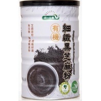 統一生機-有機細緻黑芝麻粉350g/罐~*高鈣、高鐵、高纖，養生三高一次完整攝取