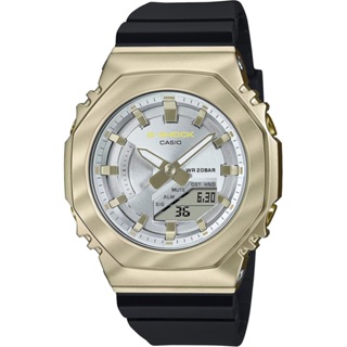 ∣聊聊可議∣CASIO 卡西歐 G-SHOCK 八角 香檳金系列雙顯手錶 GM-S2100BC-1A 開學季禮物