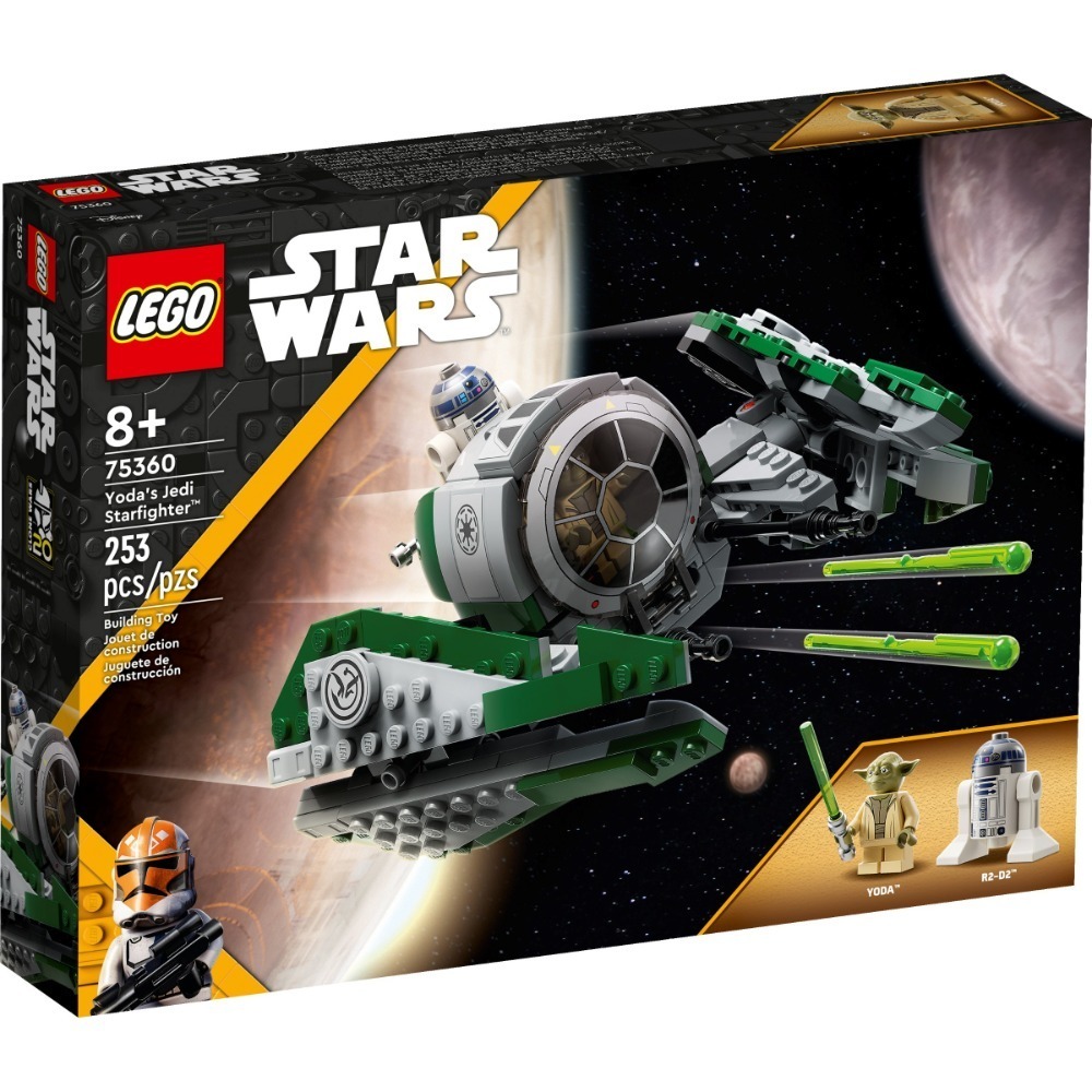 LEGO 樂高 75360 Star Wars 星際大戰 尤達的絕地星際戰鬥機 全新未拆好盒
