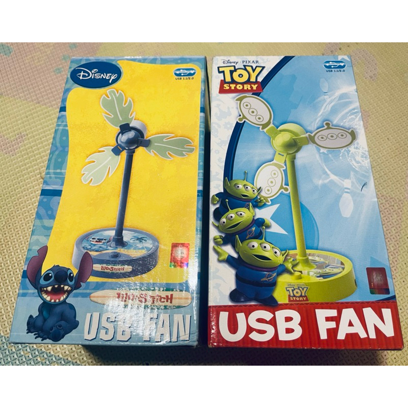 TOY 玩具總動員 史迪奇 USB風扇 桌扇 三眼怪