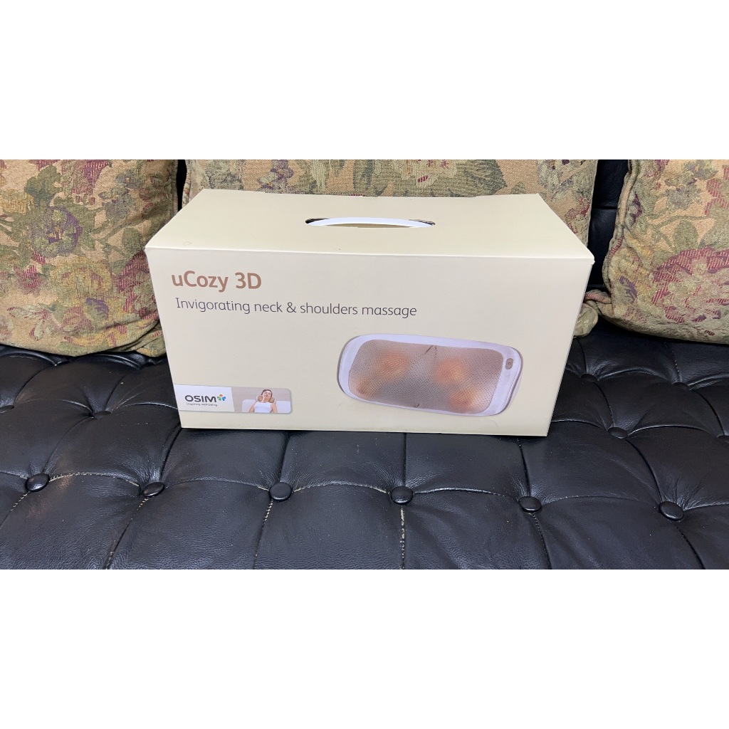 全新未使用 OSIM uCozy 3D 巧摩枕 紅色款 肩頸按摩 按摩枕 溫熱按摩 加溫