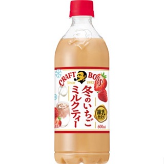 *貪吃熊*日本 三多利 Suntory CRAFT BOSS 草莓奶茶 草莓風味奶茶 日本草莓奶茶
