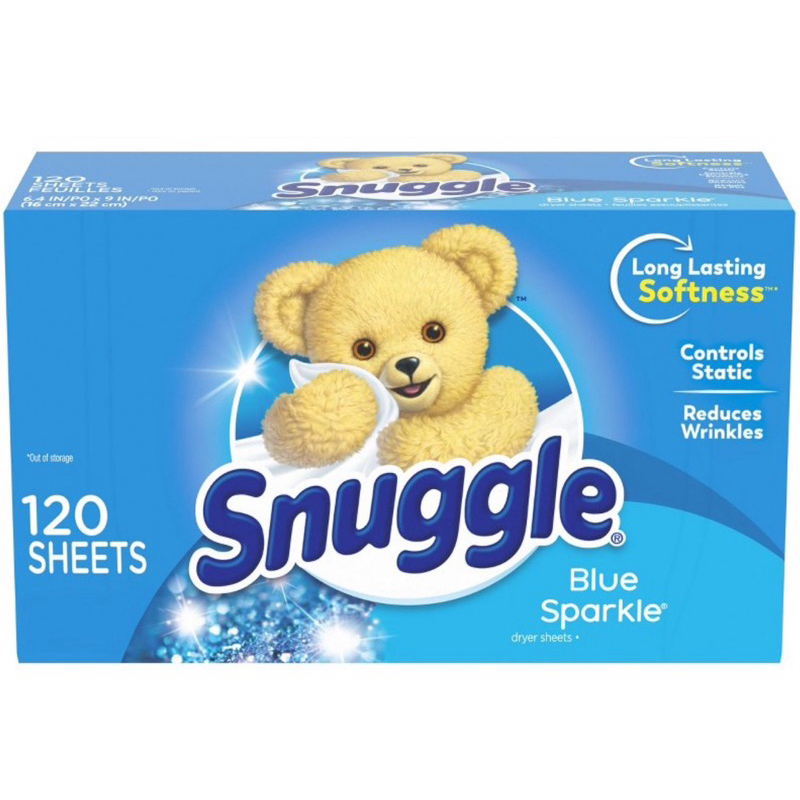 🇺🇸美國代購熊寶貝 Snuggle 衣物柔軟片120片 / 盒 烘衣紙