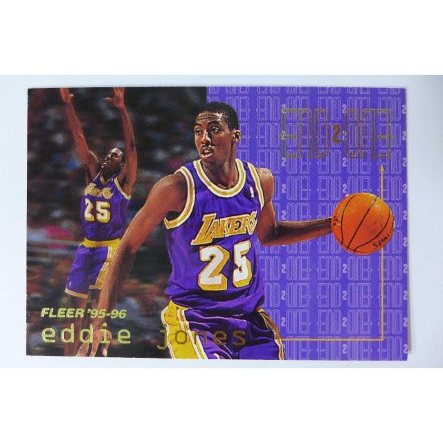 ~Eddie Jones/NBA球星/艾迪·瓊斯~1996年FLEER.NBA特殊卡
