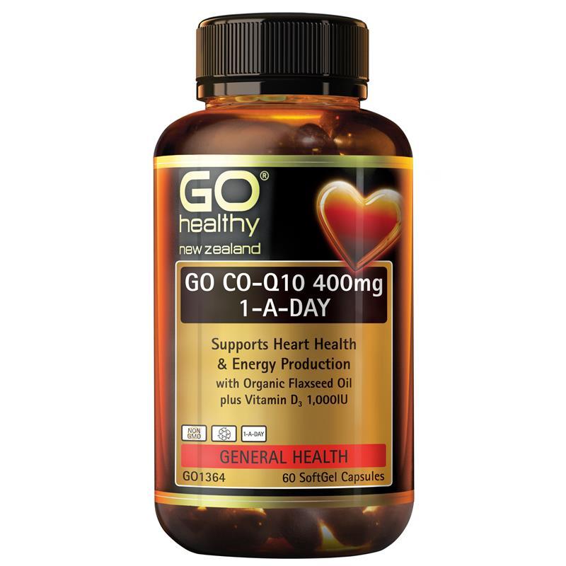 廠商限時推100粒 紐西蘭原裝 GO Healthy 輔莓 CO- Q10 400MG + D3 1000IU