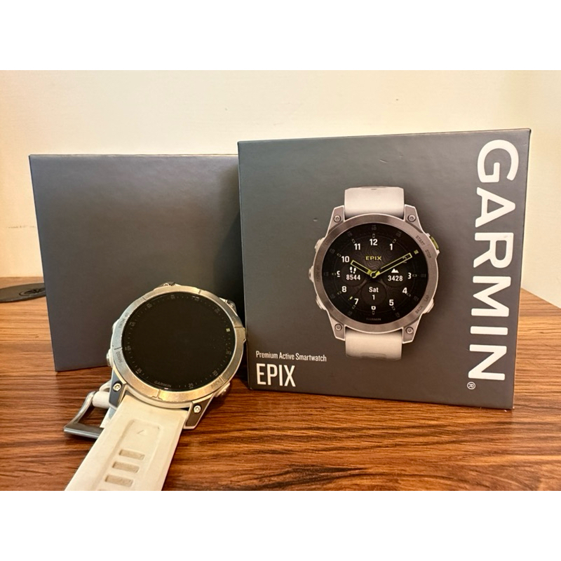 Garmin epix (Gen 2) 全方位GPS智慧腕錶 白鈦色