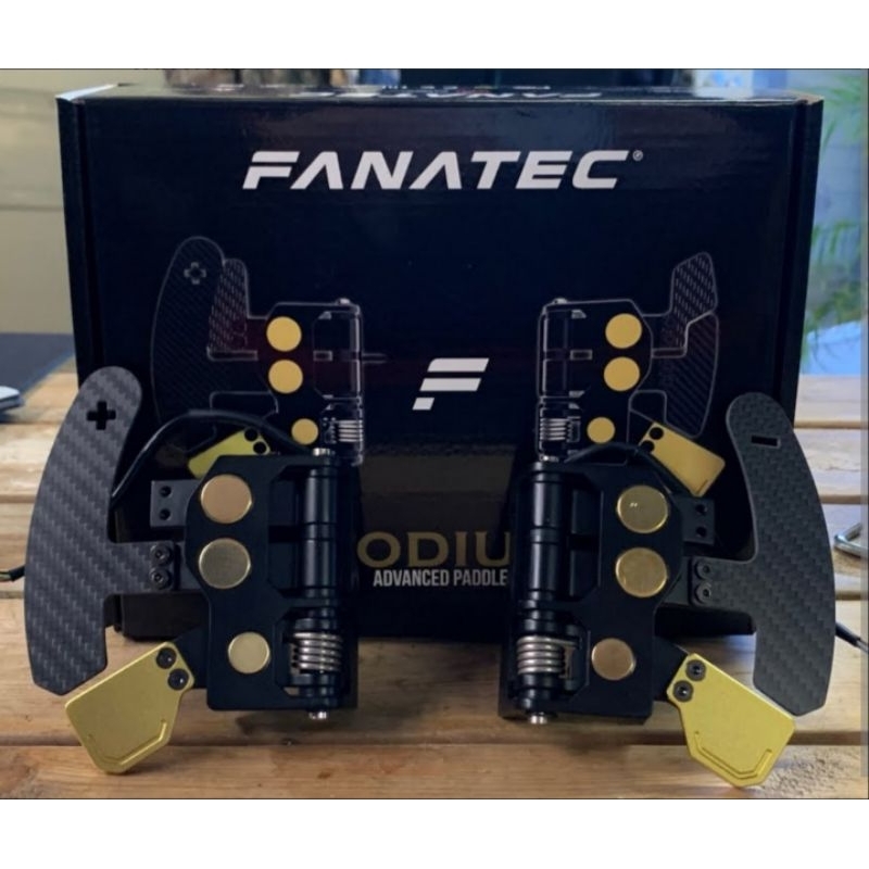 現貨全新品Fanatec Podium Advanced Paddle Module六撥片組，下訂前請聊聊