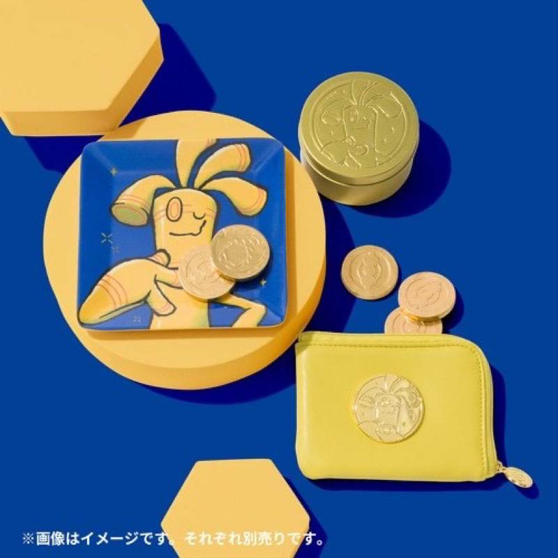 現貨 日版 精靈寶可夢 寶可夢 中心 賽富豪 巧克力 糖果盒 金漆 金幣 收納罐