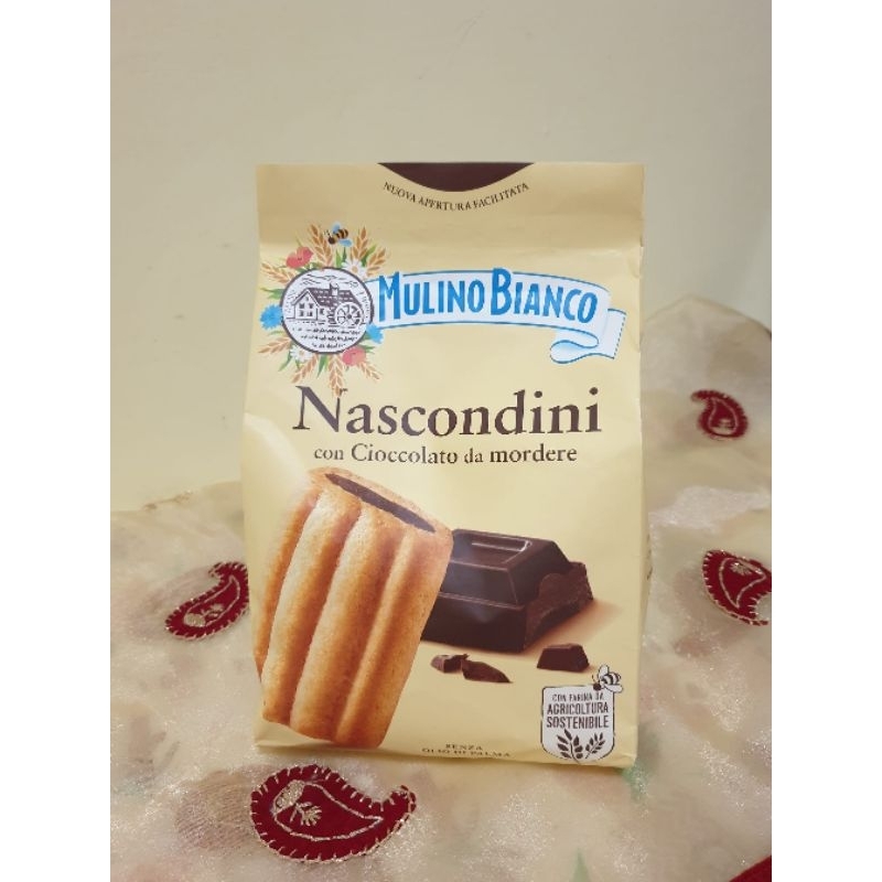 🇮🇹amo義大利代購🇮🇹預購+現貨 義大利Mulino Bianco 白磨坊Nascondini 巧克力軟心餡奶油餅乾