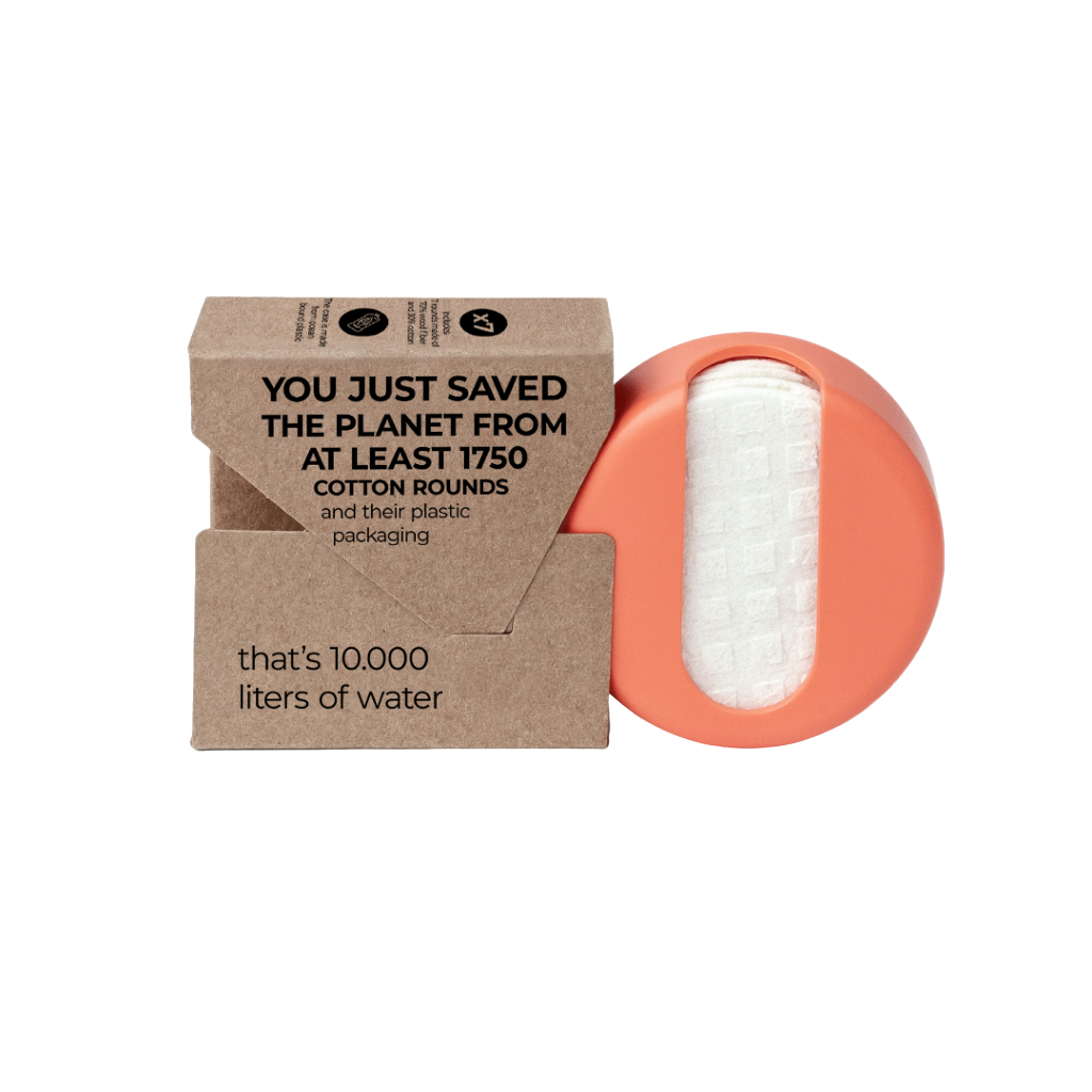 丹麥LastObject 可重複使用化妝棉（鮮橘）卸妝 環保 減塑生活
