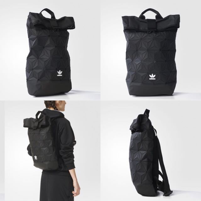 Adidas Originals URBAN BACKPACK 三宅一生 後背包 背包 包包 歐美 日系 機能 暗黑