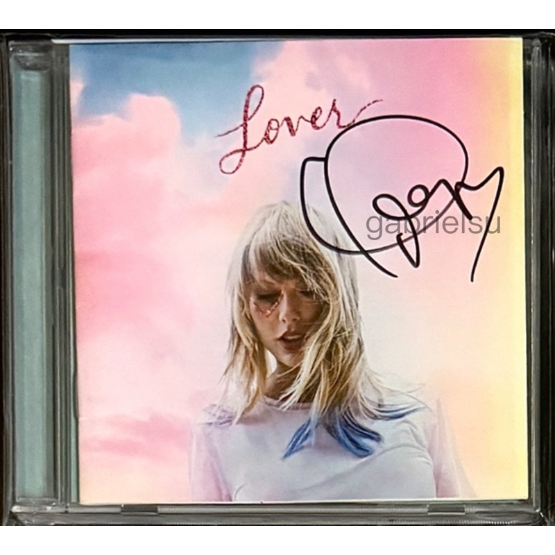(保留中勿下單） Taylor Swift -泰勒絲 LOVER 親筆簽名歌詞冊 + ME! 單曲CD