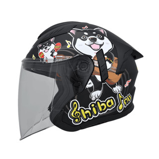 M2R VO-1 安全帽 VO1 #3 柴犬 消光黑 加長鏡片 內藏墨鏡 眼鏡溝槽 耳機槽 金屬排齒扣 半罩