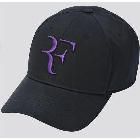 Roger Federer 費德勒 Uniqlo 老帽 (黑底紫字)