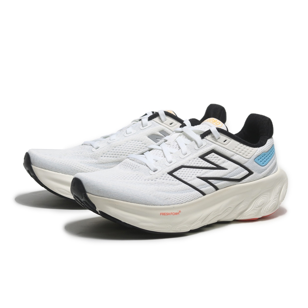 NEW BALANCE 童鞋 NB 1080 白 黑水藍 慢跑鞋 大童款 G1080V13