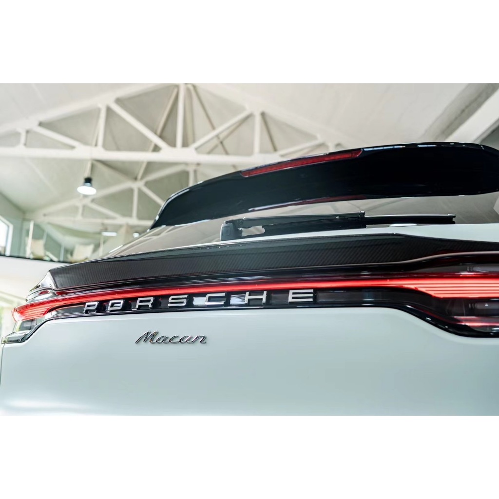 【EMR / 濕碳】保時捷 Macan 95B.3 升級 ED款 碳纖維 尾翼 中翼 擾流板 卡夢 Porsche