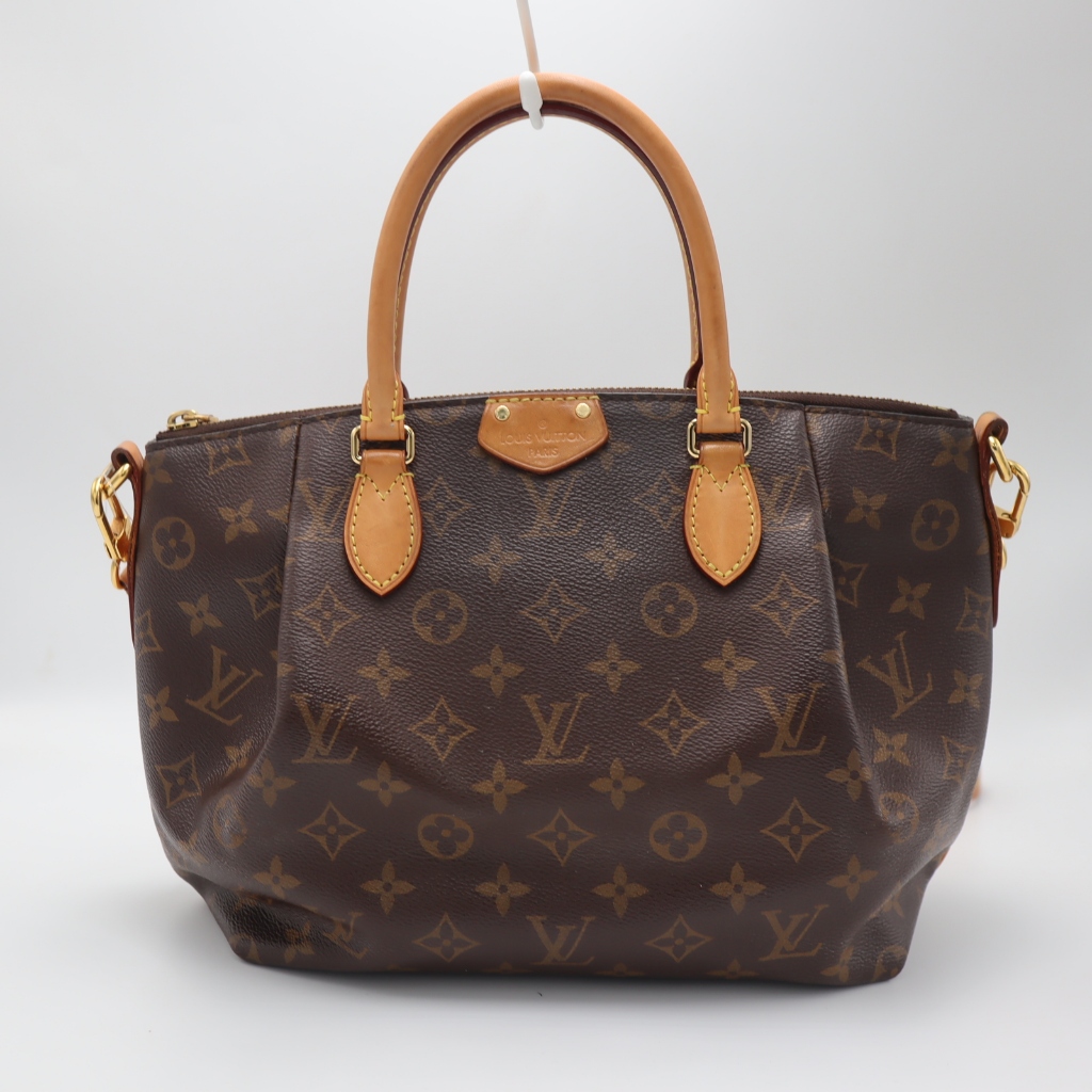 LOUIS VUITTON LV 路易威登 #1707 經典Monogram 花紋抓皺手提兩用包 M48813 二手